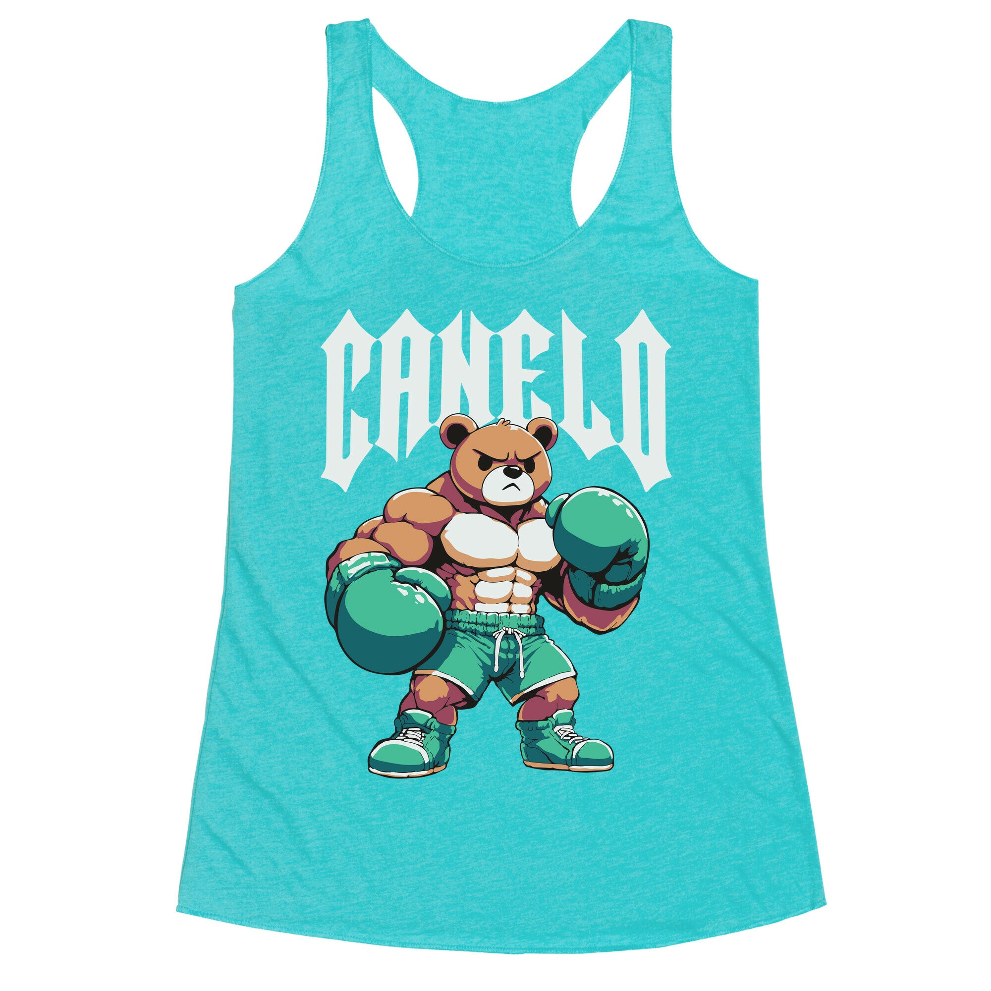 Canelo Teddy Bear Racerback Tank
